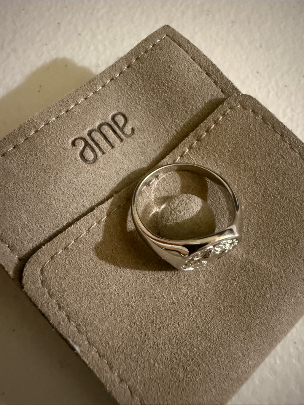 Awe Inspired Sterling Silver Medusa Signet Ring - Silver — image 4 of 5